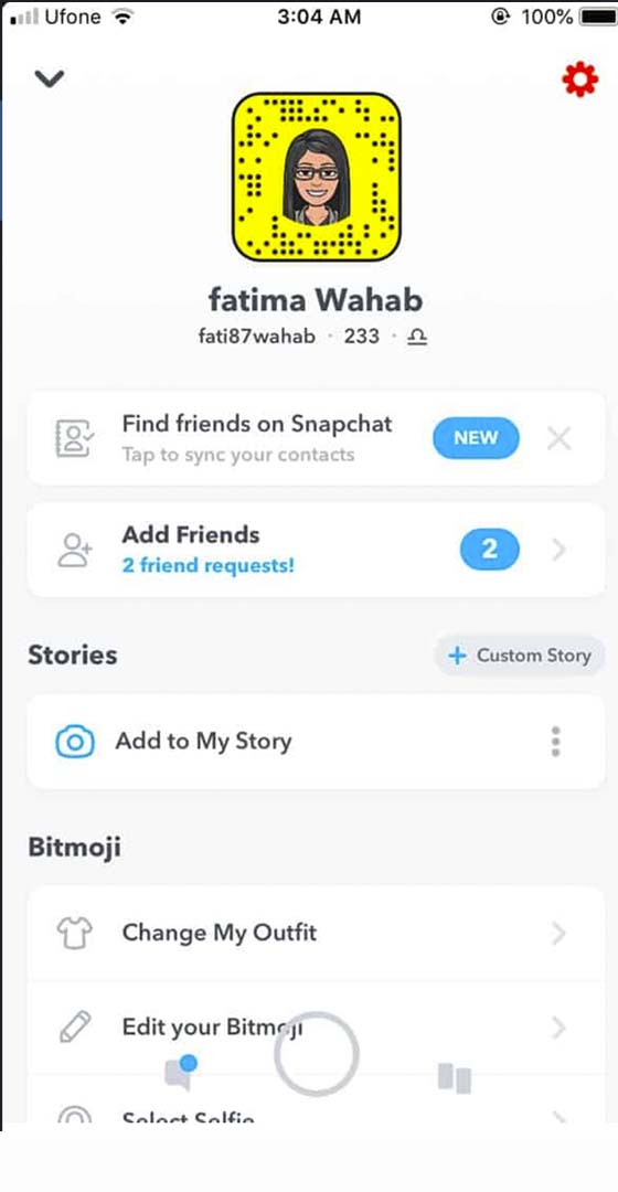 Snapchat-Profilverfolgung einrichten
